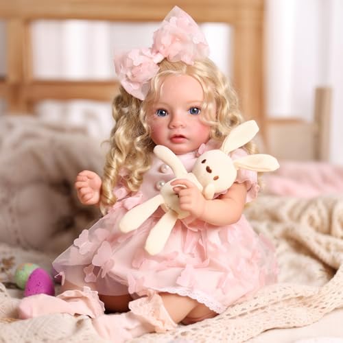 BABESIDE Reborn Baby Dolls Girl with Freckles 20 Inch Lifelike Newborn Real Life Realistic Doll Soft Vinyl and Cloth Body Baby Dolls with Toy  Gift Box for Kids Age 3 - Image 1