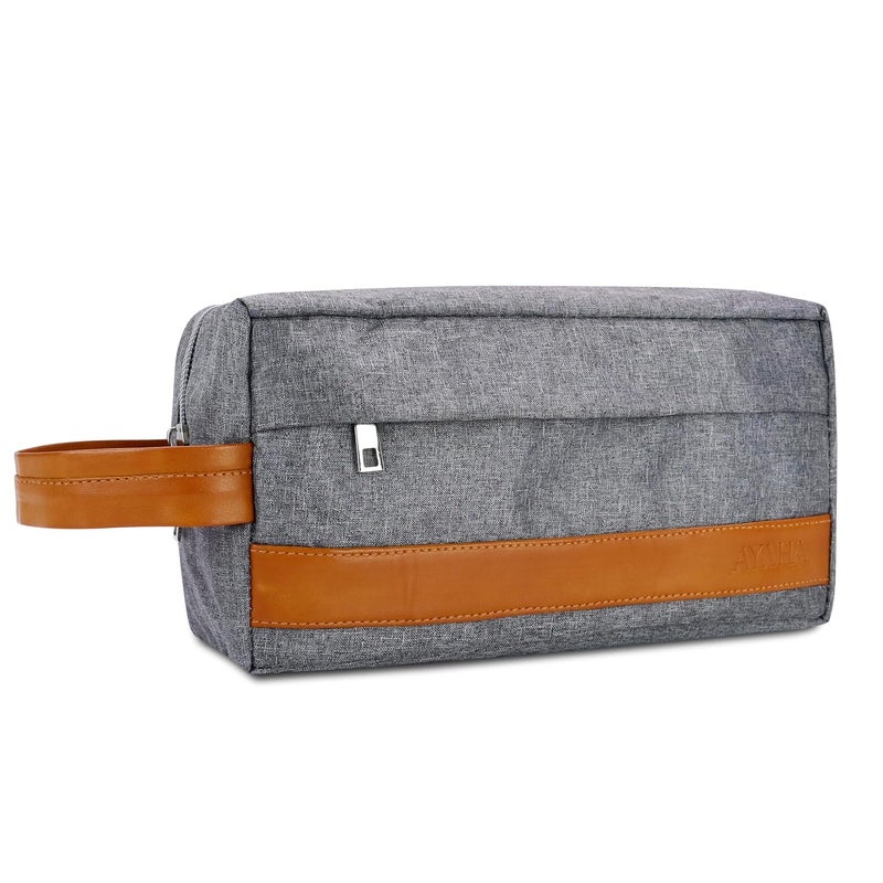AYAHA Polyester Toiletry Bag for Men & Women, Travel Pouch for Toiletries Shaving Kit & Cosmetics, Water Resistance Pouch for Travel Accessories, Suticase Organizer Gadget Bag Travel Pouch for Make Up - Image 1