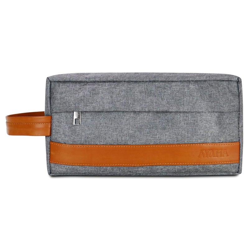 AYAHA Polyester Toiletry Bag for Men & Women, Travel Pouch for Toiletries Shaving Kit & Cosmetics, Water Resistance Pouch for Travel Accessories, Suticase Organizer Gadget Bag Travel Pouch for Make Up - Image 2