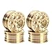 FACCNOY Brass 07 Wheel Rim Hub for AXIAL SCX30 Ford Bronco 4X4 SCX30 Jeep Wrangler JLU 4X4 RC Crawler Car Upgrade Parts Six Holes - Image 2