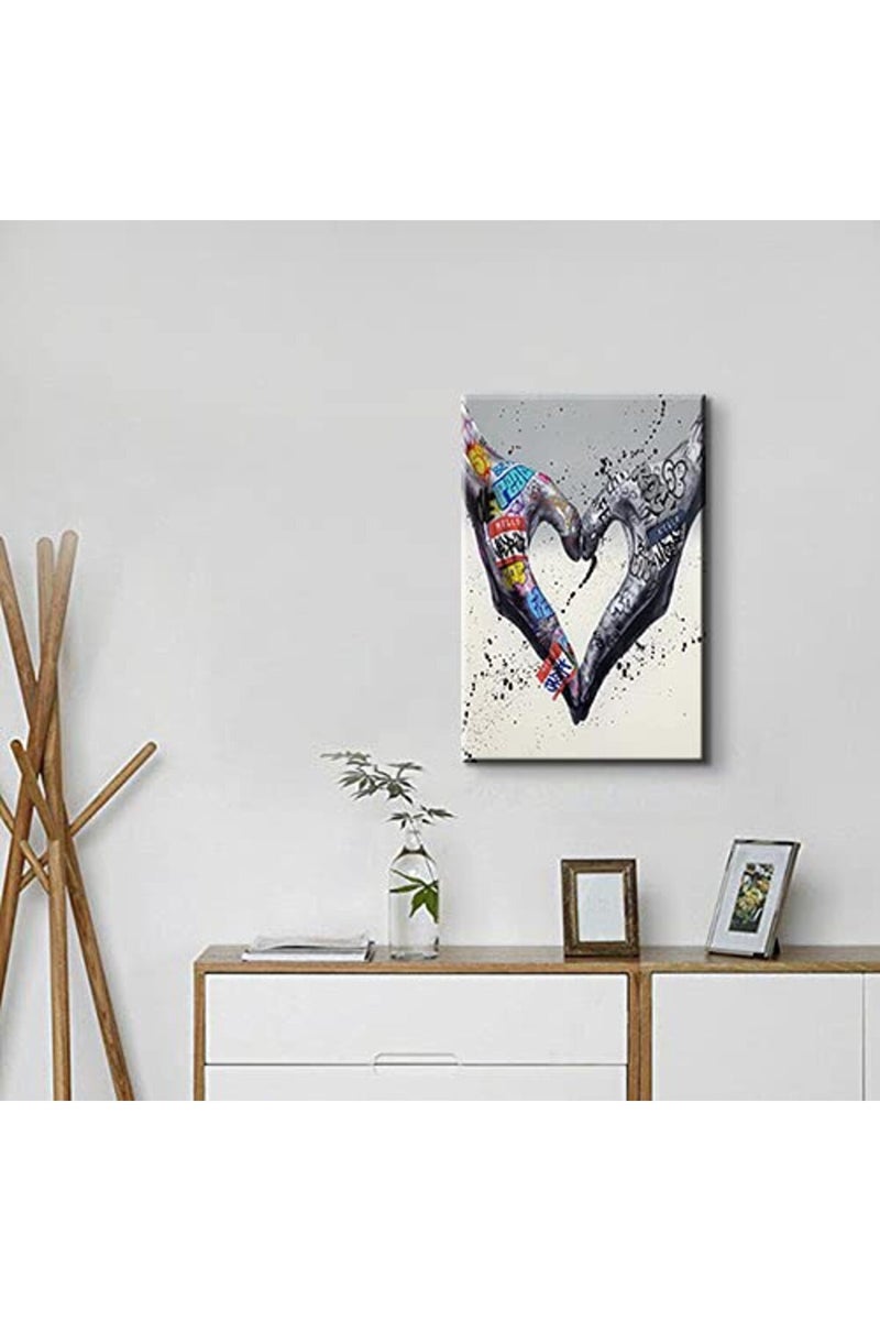 Mistyefly Graffiti Art Wall Decor Graffiti Art Graffiti Poster Graffiti Decor Wall Art Love Bedroom Street Graffiti Art Colorful Abstract Wall Art Pop Graffiti Art for Home Decor Ready to Hang (12''Wx18''H) - Image 5