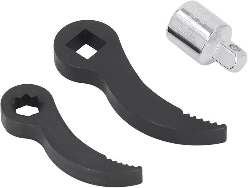 EBTOOLS 3 8in Star 1 2in Square Serrated Pry Bar Wrench Adapter Head Car Repair Tool - Image 2