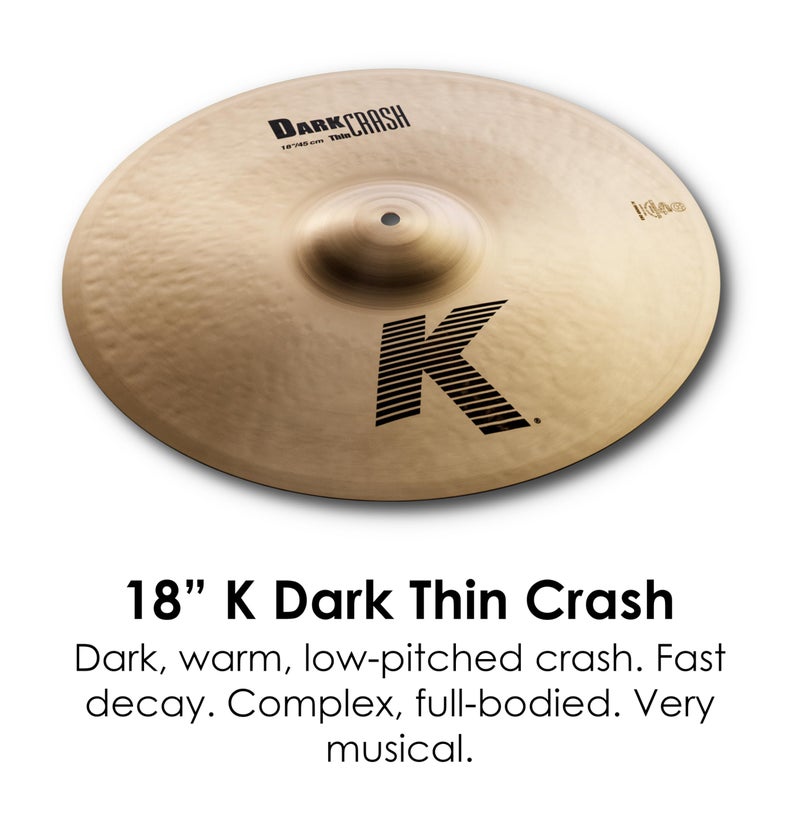 Zildjian حزمة صنجات زيلدجيان K المتنوعة، بوصة (K0800) - Image 5