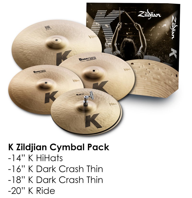 Zildjian حزمة صنجات زيلدجيان K المتنوعة، بوصة (K0800) - Image 2