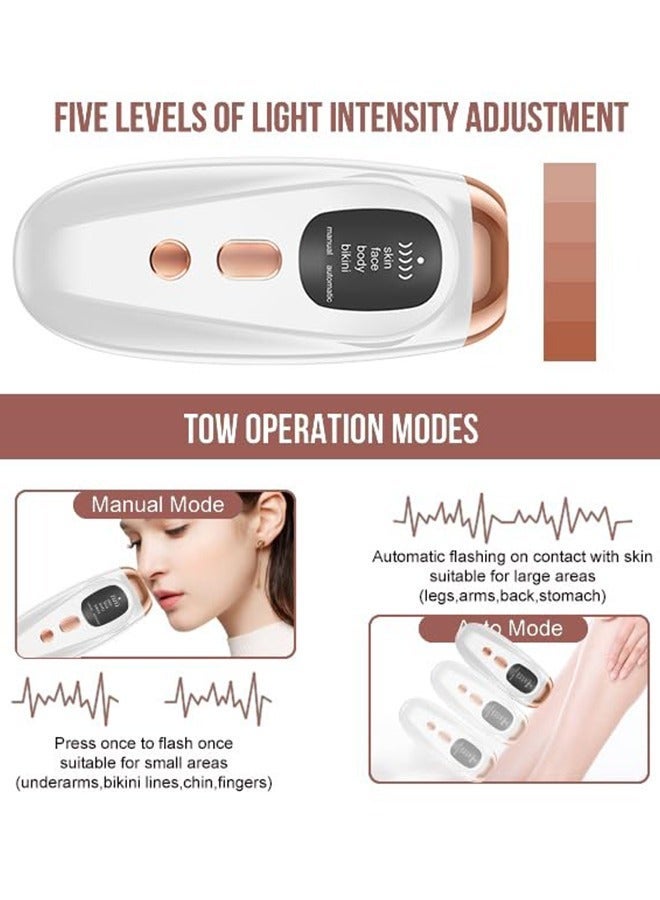 general Ice Compress IPL Laser Hair Removal Device and 999,999 Flashes Permanent Painless Home Laser Hair Removal for Women and Men - Image 4
