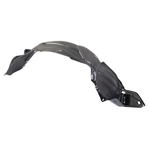 TRQ Front Left Inner Fender Liner Black Drivers Side Compatible with 2002-2005 Honda Civic HO1248119 - Image 2