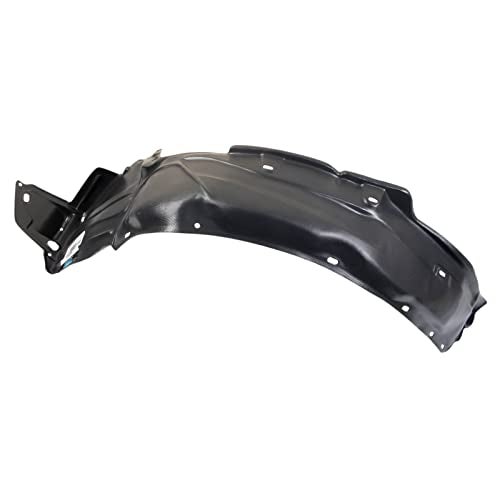 TRQ Front Left Inner Fender Liner Black Drivers Side Compatible with 2002-2005 Honda Civic HO1248119 - Image 1