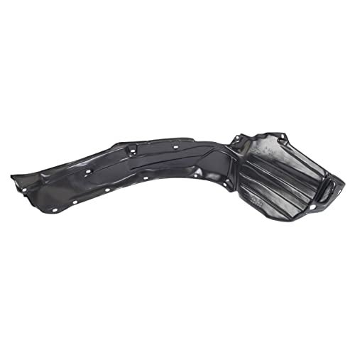 TRQ Front Left Inner Fender Liner Black Drivers Side Compatible with 2002-2005 Honda Civic HO1248119 - Image 3