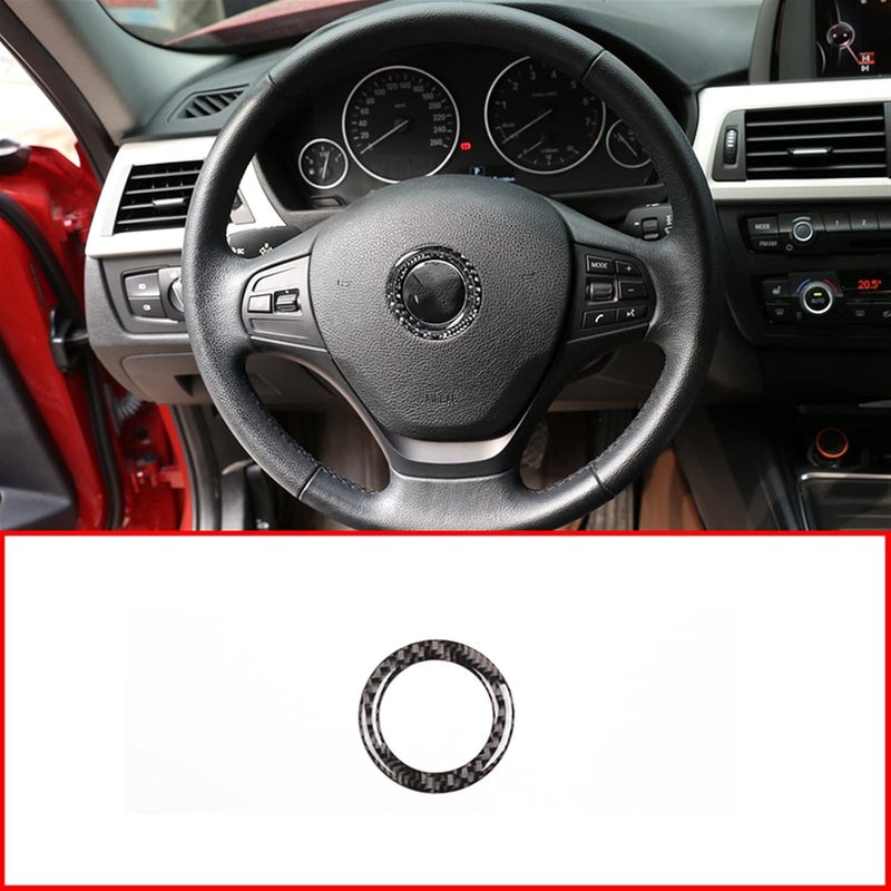 Wivplex Carbon Fiber Steering Wheel Decoration Ring for BMW - Image 4