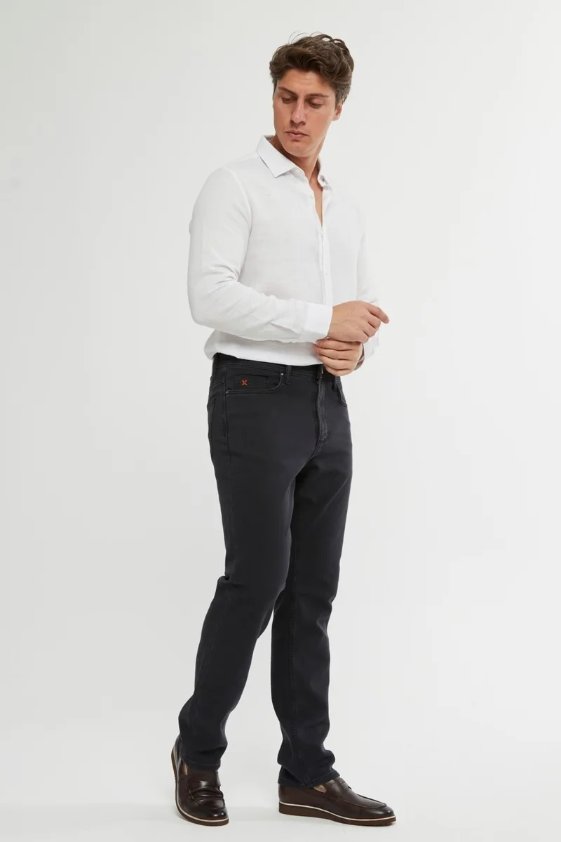 اكس سي اي دي واي Regular Fit High Waist Flexible Woven Denim Jeans C356