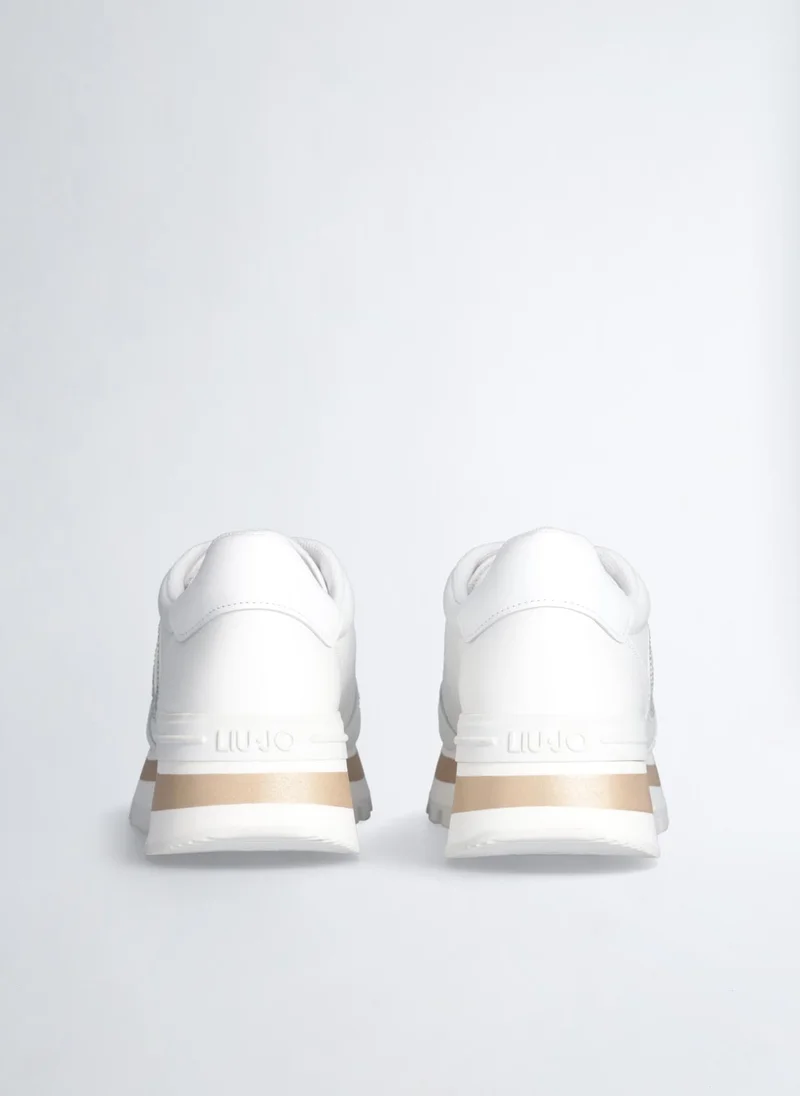 Liu Jo White Sneakers in Leather
