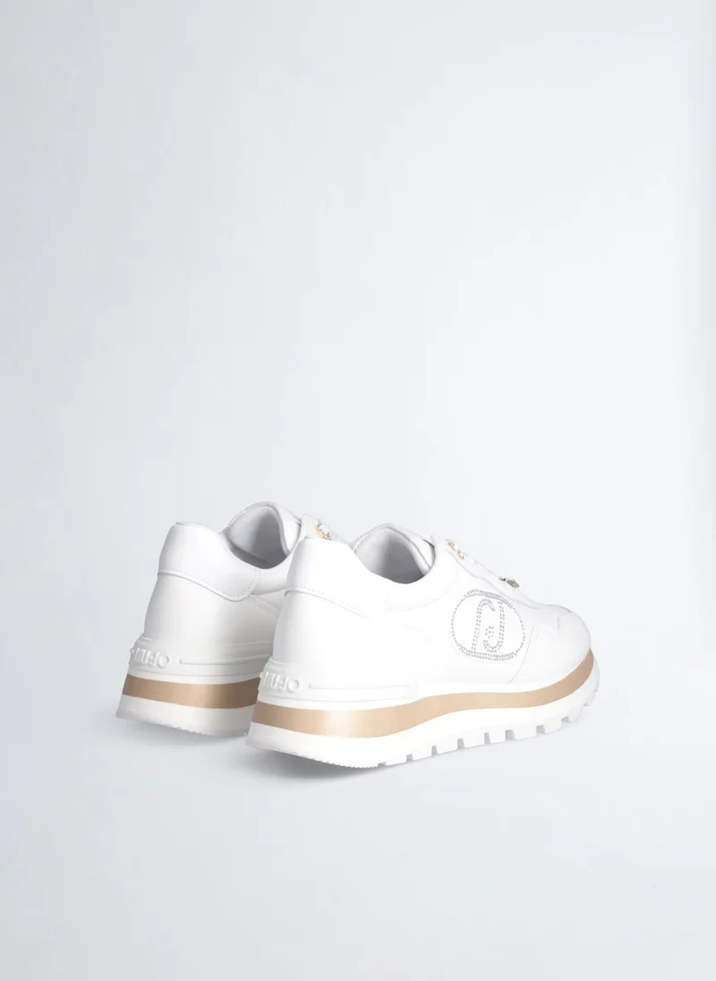 Liu Jo White Sneakers in Leather