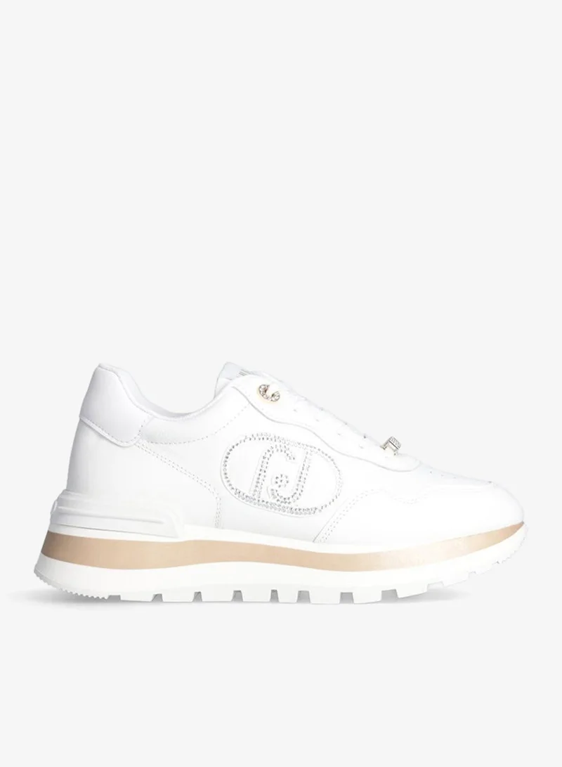 ليو جو سنيكرز جلد أبيض