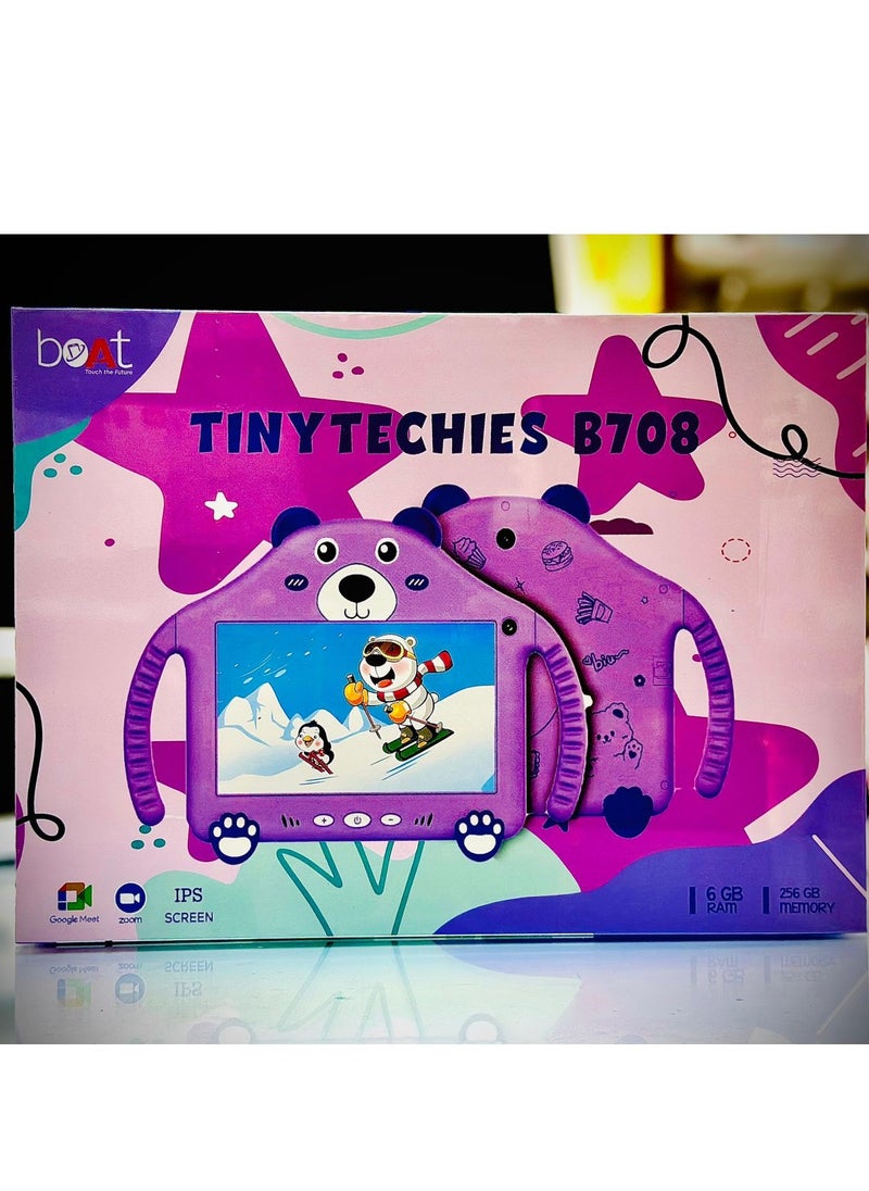 boAt - Tiny Techies B708 5G Network Android Tablet with  6 GB RAM 256GB Rom and 5000mah - Image 1