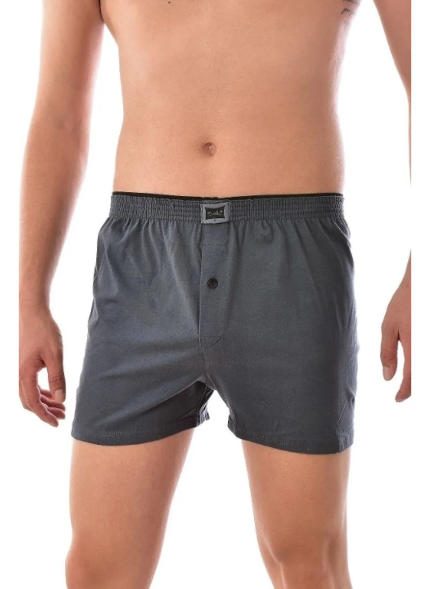 Tutku 0117 Men's Combed Cotton Plain Boxer 3-Pack