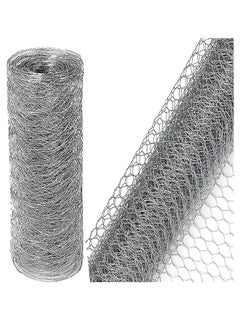 Generic Garden Plants Fence 1×25m Cat Safety Net Hexagonal Bird Cage Netting Big Metal Chicken Wire Mesh for Craft Projects Gardening Home Decoration  - Image 1