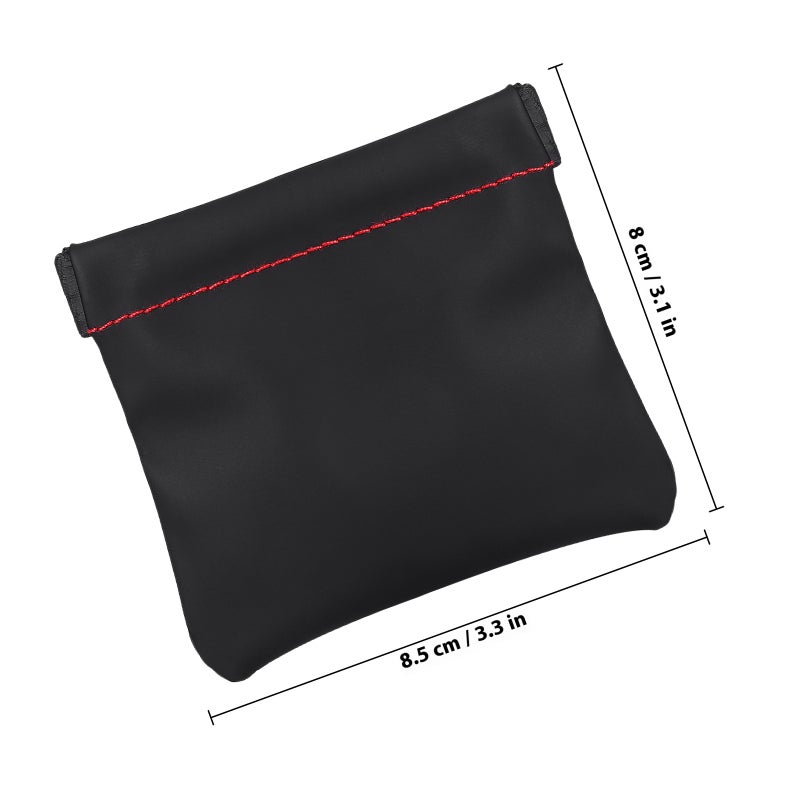 1pc Portable PU Earphone Headphone Bag Mini Hearing-aid Storage Bag USB Cable Carrying Case - Image 2