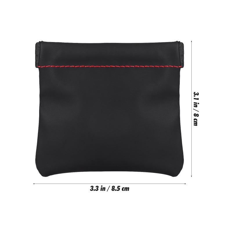 1pc Portable PU Earphone Headphone Bag Mini Hearing-aid Storage Bag USB Cable Carrying Case - Image 3