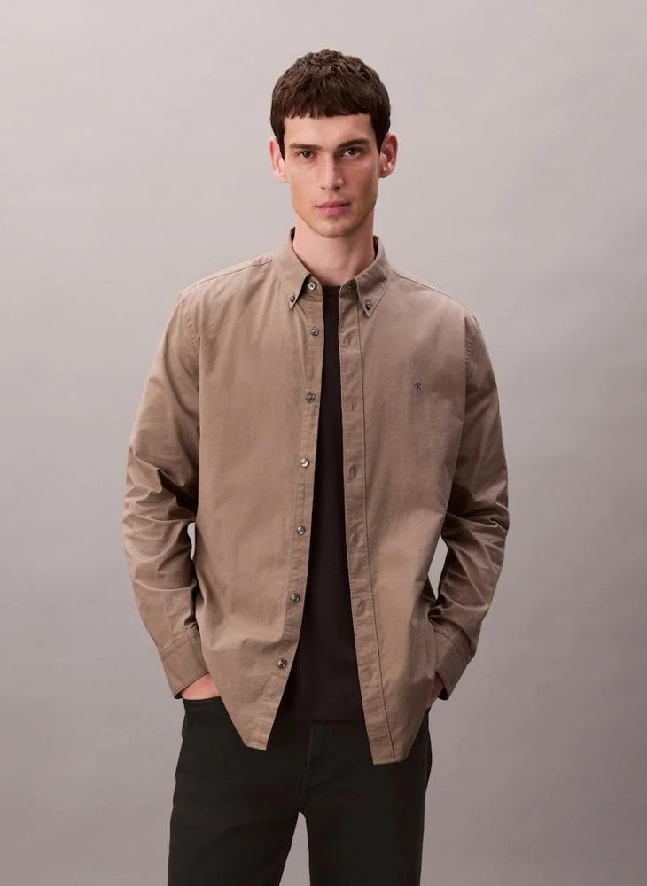 كالفن كلاين جينز Solid Classic Oxford Button-Down Shirt
