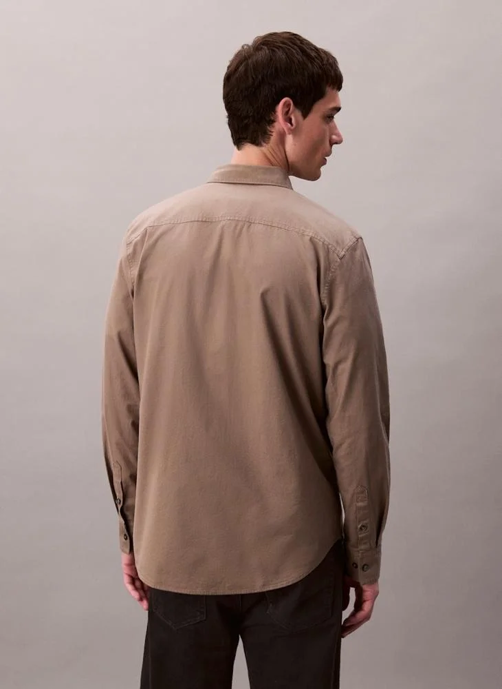 كالفن كلاين جينز Solid Classic Oxford Button-Down Shirt