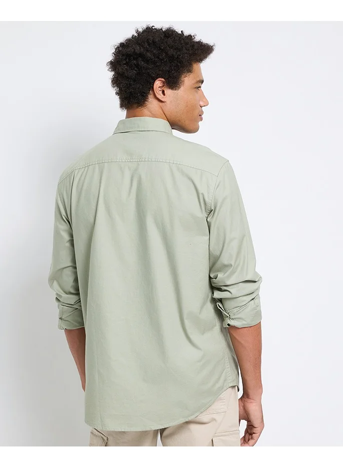 Calvin Klein Jeans Solid Classic Oxford Button-Down Shirt