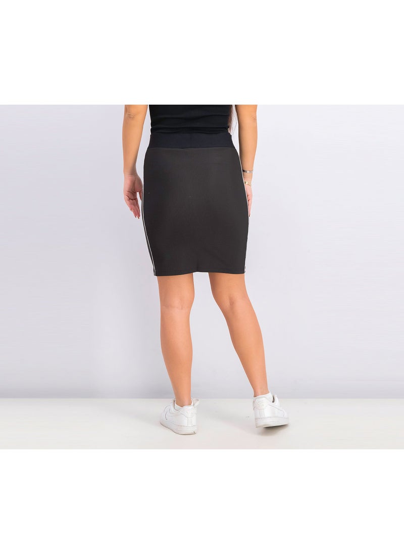 PUMA Women Classic Rib Skirt, Puma Black  - Image 4