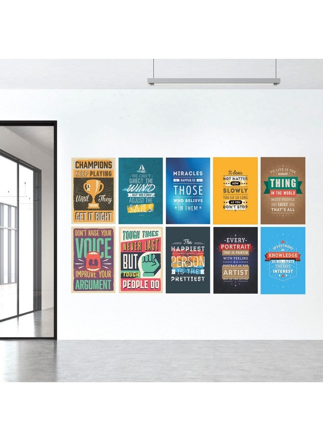 PRINTELLIGENT Quote and motivational poster set of 10 size (45 cm x 30 cm) (H) - Image 3