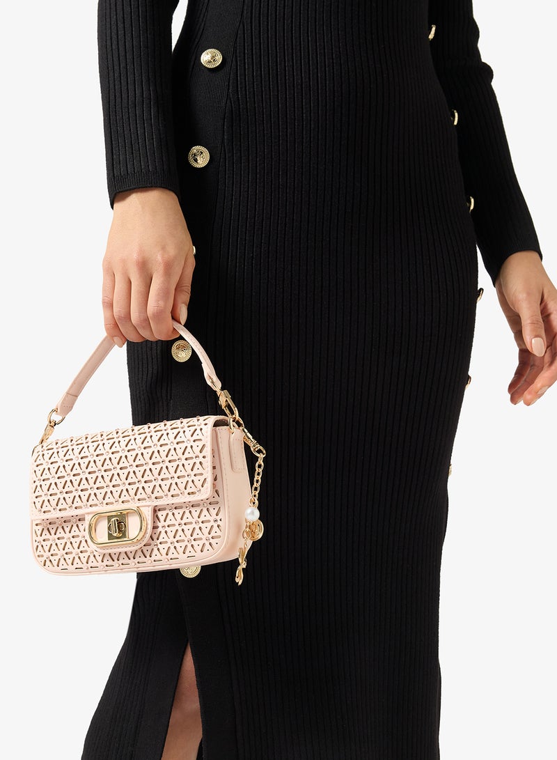 ALDO Bellabling Chain Detail Flap Over Shoulder Bag - Image 1