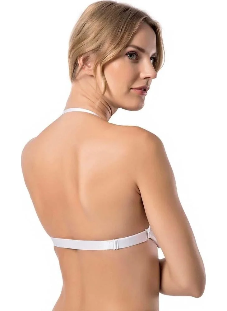 Le Jardin 7042 Halter Neck Transparent Bra