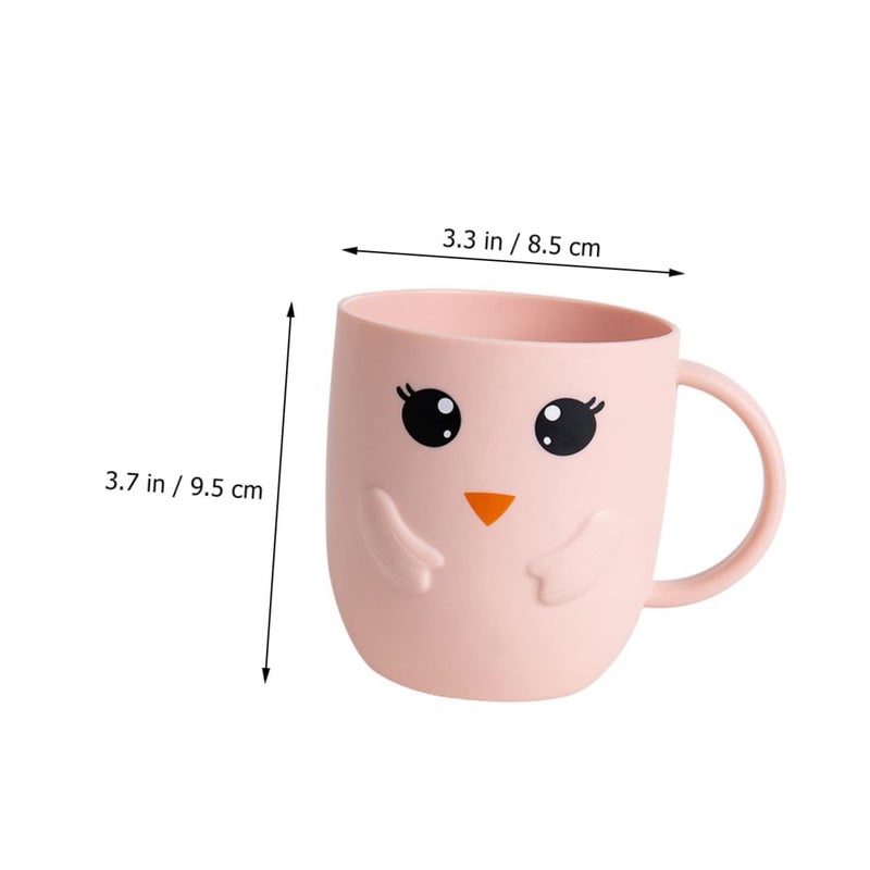 4 Pc Frosted Toothbrush Cups For Boys And Girls Adorable Wash Cups Simple Design - Image 4