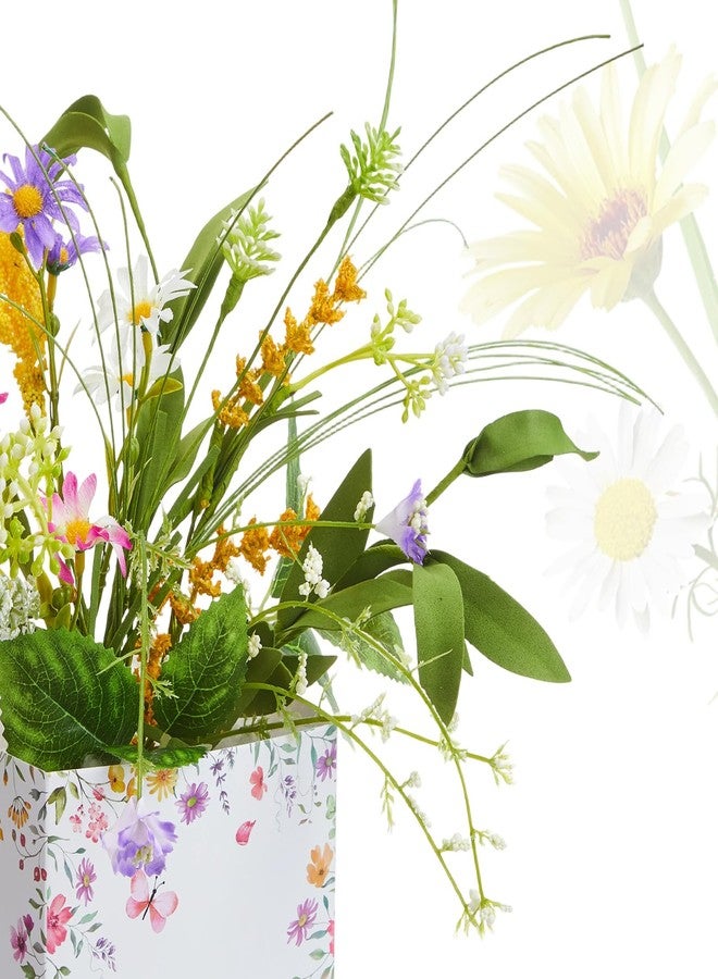 Giegxin 6 Sets Baby in Bloom Baby Shower Decorations Wildflower Table Centerpieces a Little Wildflower is on The Way Artificial Spring Flower with Paper Boxes for Floral Wedding Birthday Party Decor - Image 3