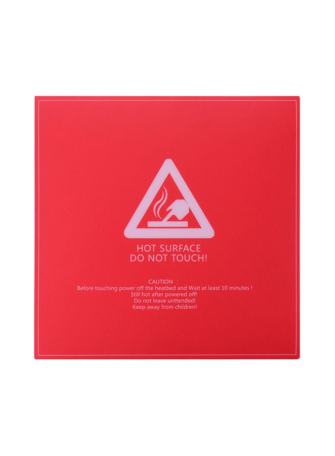 NIBEMINENT High Temperature Resistant 3D Printer 8.4x8.4inch Red  - Image 1