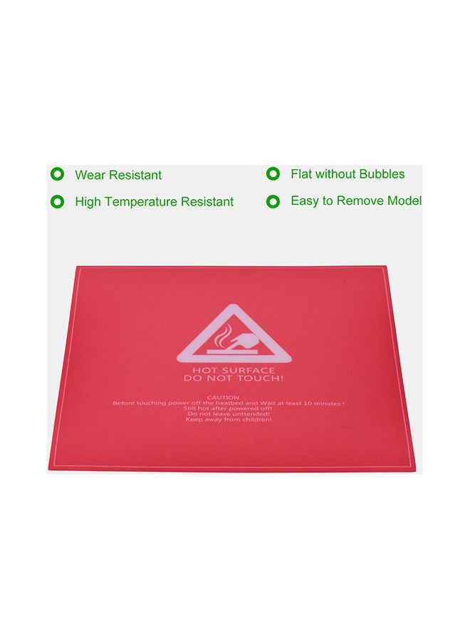 NIBEMINENT High Temperature Resistant 3D Printer 8.4x8.4inch Red  - Image 3