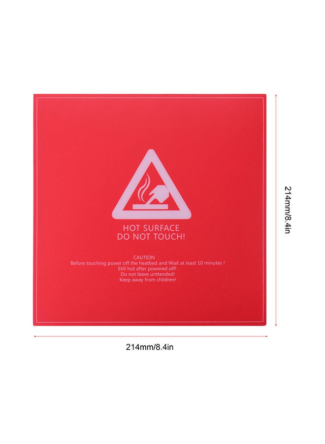 NIBEMINENT High Temperature Resistant 3D Printer 8.4x8.4inch Red  - Image 4