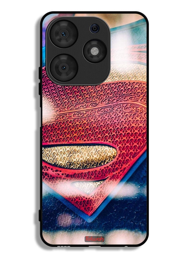 Tolwak Tecno Spark 10 Pro Protective Case Cover Superman Logo - Image 1