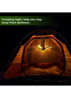 XVersion Portable LED Camping Lights Camping Lantern - Cordless Rechargeable Light for Outdoor Hiking, Tents, Bedroom, Night Use, Mini Hanging Torch, Home & Camp Decoration - Green  - Image 2