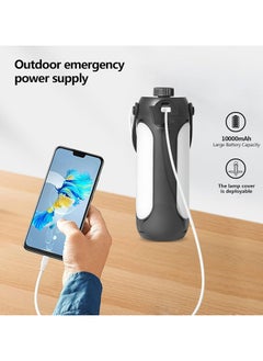 XVersion Portable LED Camping Lights Camping Lantern - Cordless Rechargeable Light for Outdoor Hiking, Tents, Bedroom, Night Use, Mini Hanging Torch, Home & Camp Decoration - Green  - Image 5