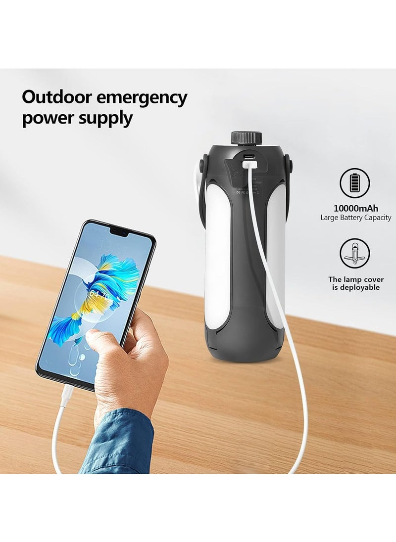 XVersion Portable LED Camping Lights Camping Lantern - Cordless Rechargeable Light for Outdoor Hiking, Tents, Bedroom, Night Use, Mini Hanging Torch, Home & Camp Decoration - Green  - Image 5