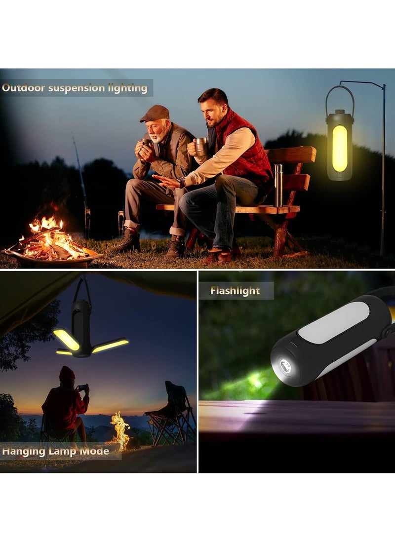 XVersion Portable LED Camping Lights Camping Lantern - Cordless Rechargeable Light for Outdoor Hiking, Tents, Bedroom, Night Use, Mini Hanging Torch, Home & Camp Decoration - Green  - Image 4