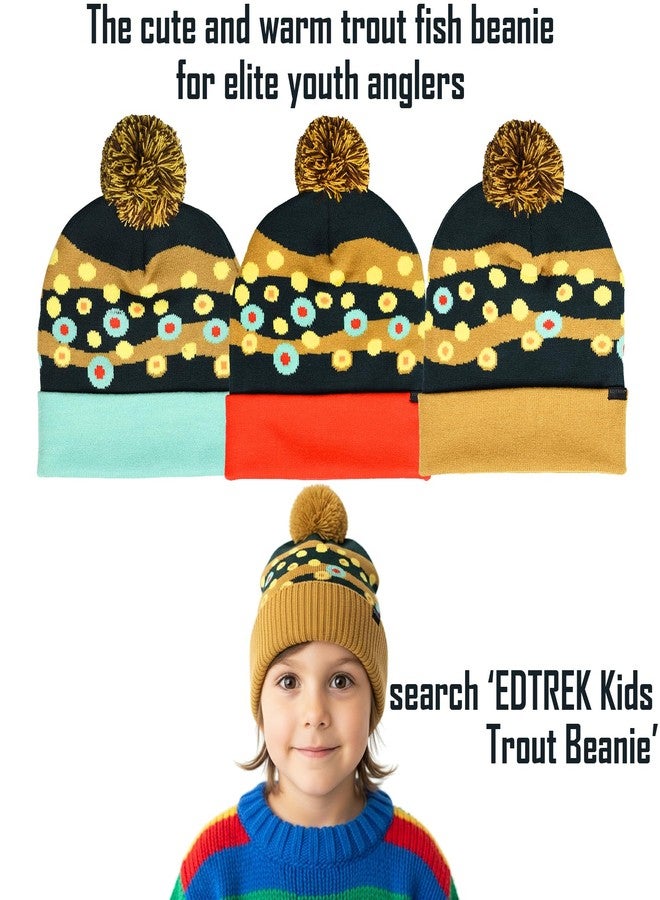 قبعة EDTREK Elite Youth Performance Mesh Hat - قبعة صيد وقبعة صيد سمك للأولاد والبنات (أزرق ثلجي - أخضر)، أزرق ثلجي - أخضر، مقاس واحد - Image 4
