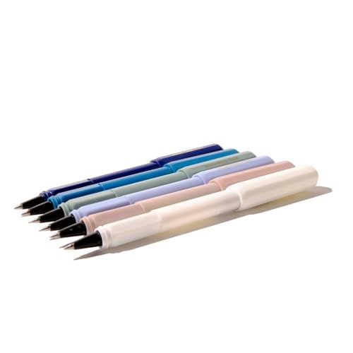 Ferris Wheel Press Rollerball Pen Acrylic blend body Airsealed click locking cap French Vanilla White Fine Nib - Image 3