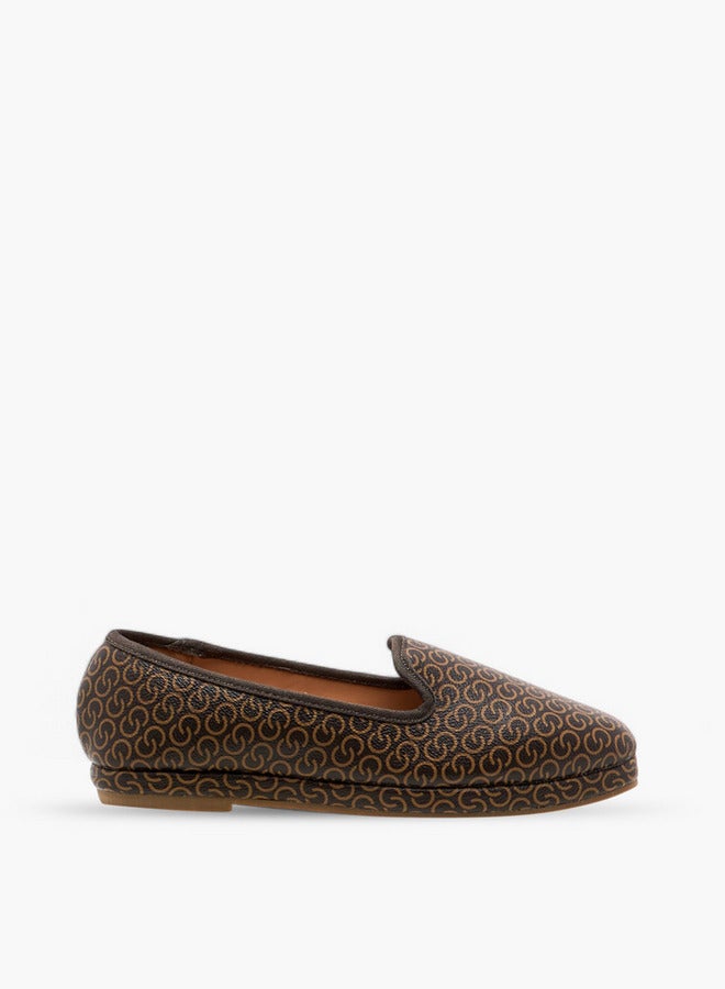 Celeste Women's Monogram Print Slip-On Loafers - Image 3