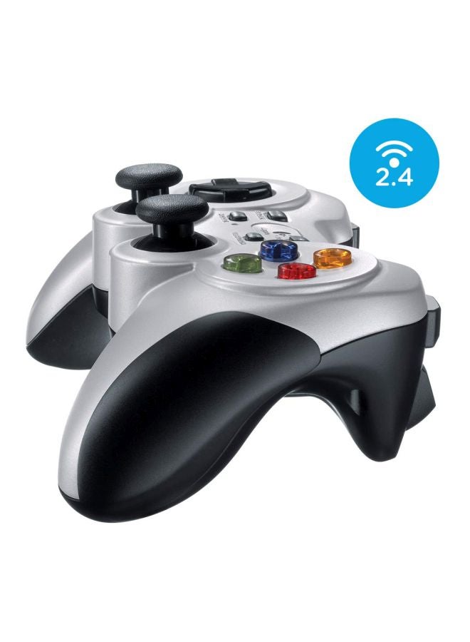 Logitech F710 Wireless Gamepad, 2.4 GHz Wireless with USB Nano-Receiver, Controller Dual Vibration Feedback, 4 Switch D-Pad, PC - Silver/Black - Image 3