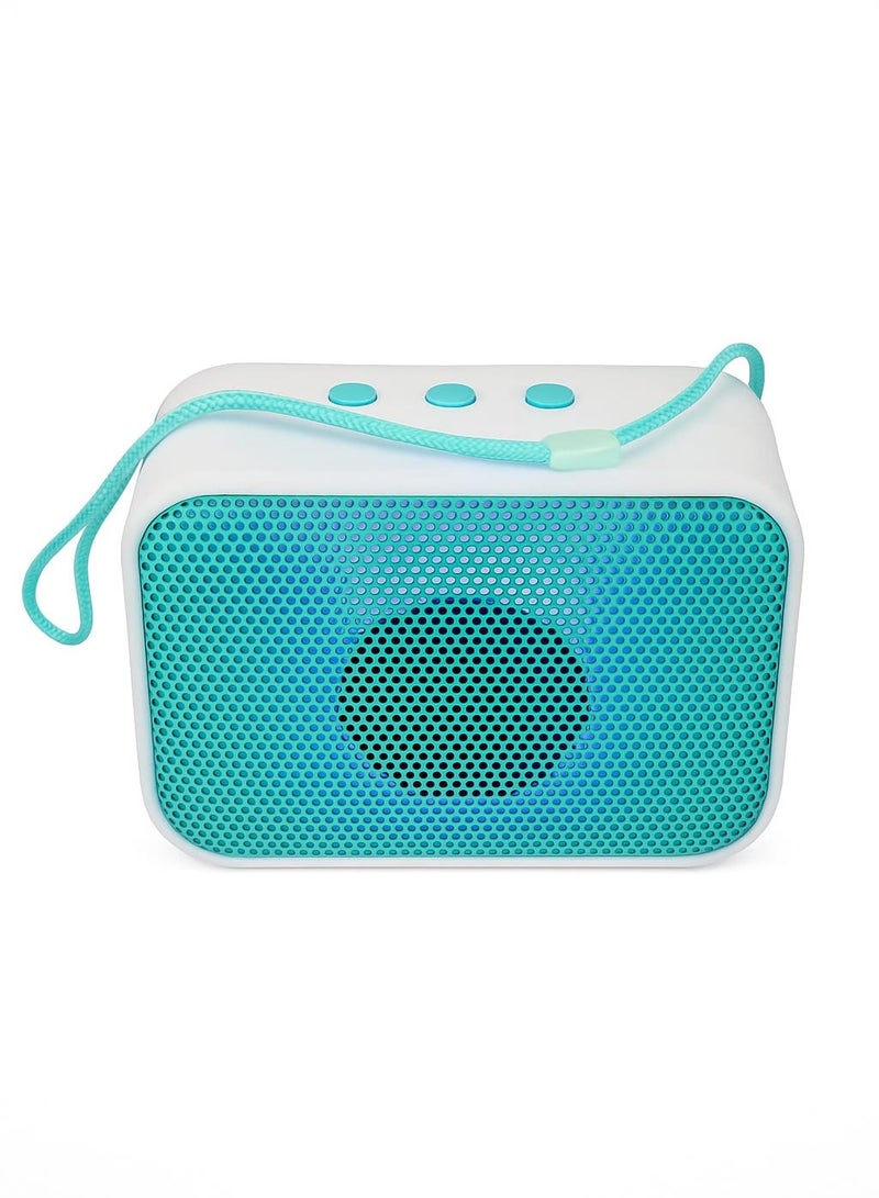 A011 Mini Portable Bluetooth Speaker with Loud Sound, Memory Card Slot and LED Light