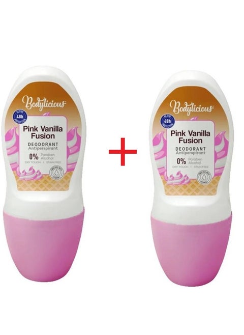Pink Vanilla Fusion Antiperspirant Deodorant 50ML 1+1