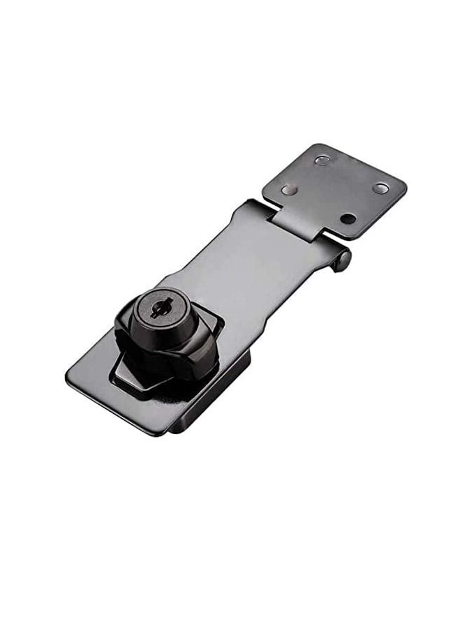 ROBUSTLINE Robustline Hasp Locks Twist Knob Keyed Locking Hasp for Small Doors, Cabinets and More,Chrome Plated Hasp Lock Catch Latch Safety Lock (2.5 INCH)  - Image 2