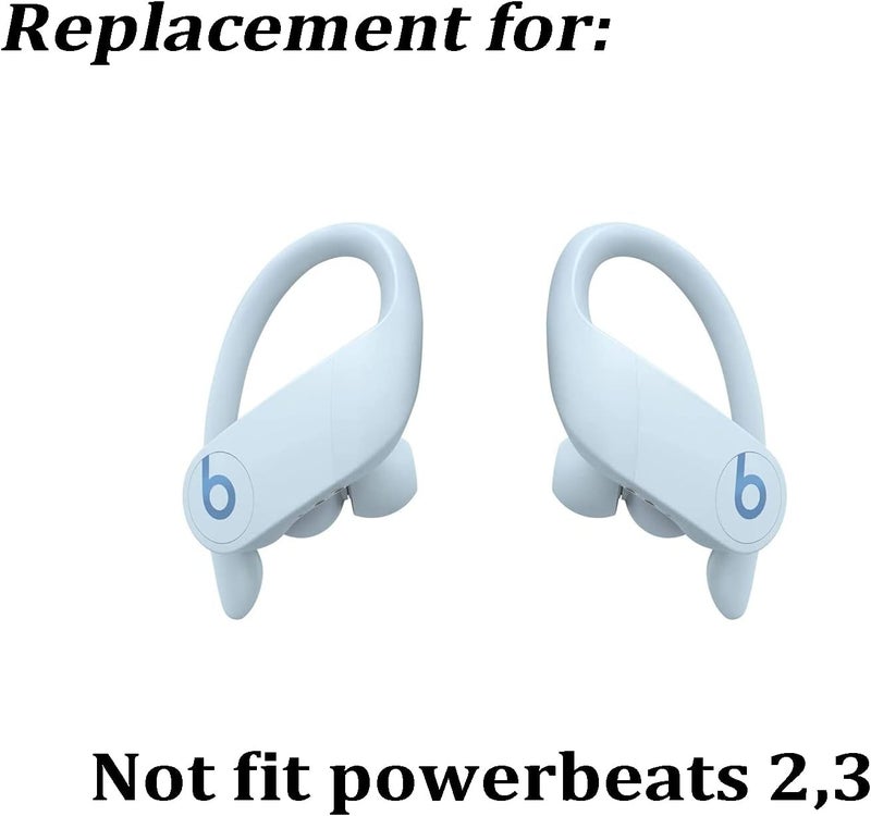 luakesa Replacement Eartips Silicone Earbuds Buds Set for Powerbeats Pro Beats Wireless Earphone Headphones,4 Pair (Blue) - Image 3