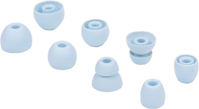 luakesa Replacement Eartips Silicone Earbuds Buds Set for Powerbeats Pro Beats Wireless Earphone Headphones,4 Pair (Blue) - Image 2