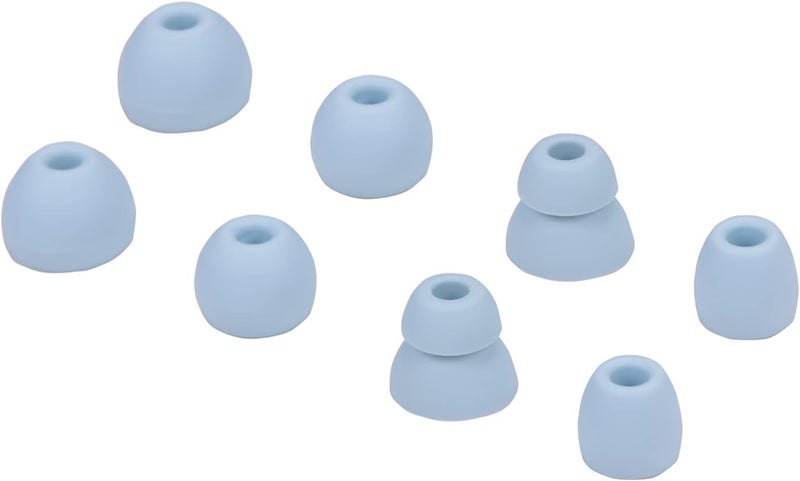 luakesa Replacement Eartips Silicone Earbuds Buds Set for Powerbeats Pro Beats Wireless Earphone Headphones,4 Pair (Blue) - Image 1