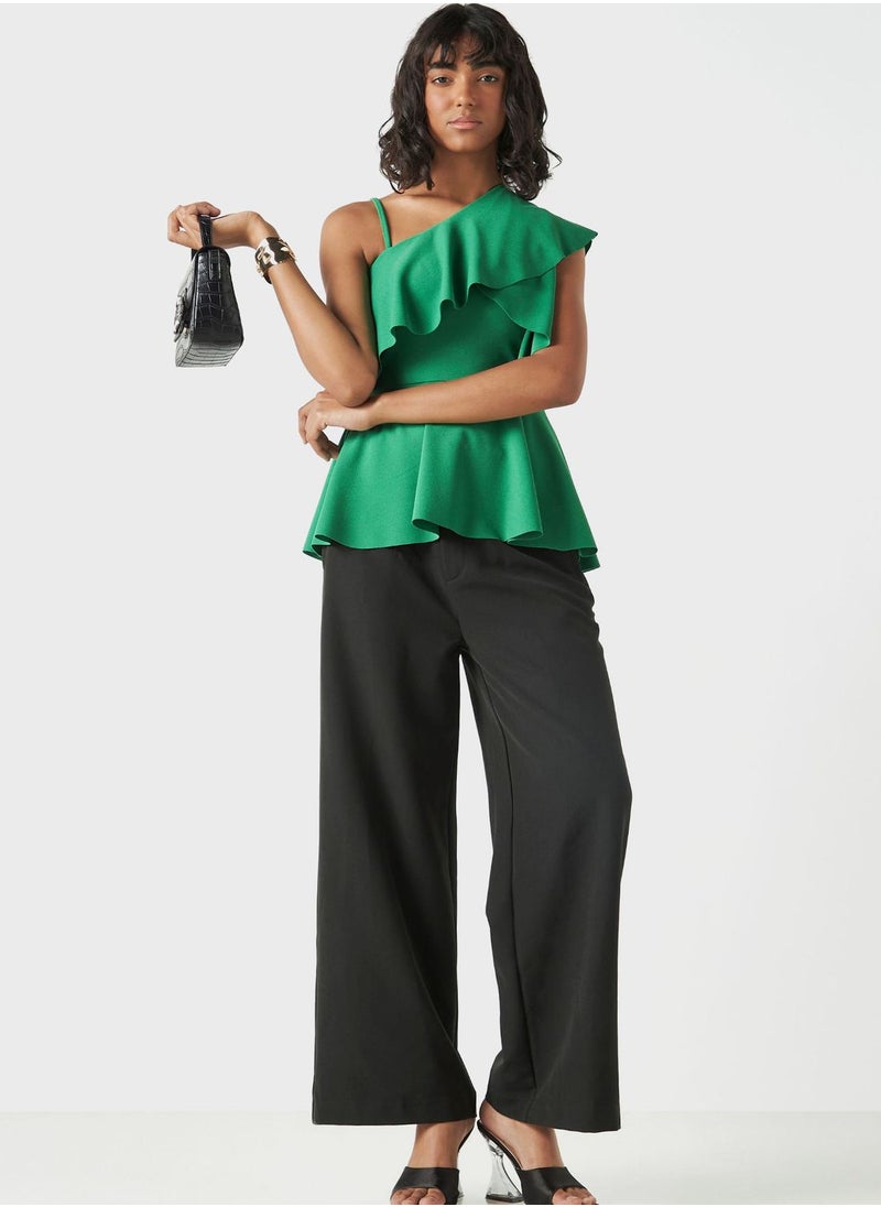 FAV One Shoulder Ruffle Top  - Image 4